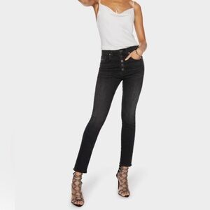Ramy Brook Karlie High-Rise Skinny Jean in Black Size 27